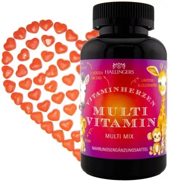 Multi, Safari - Multivitamin Gummies, 120 vegane Vitaminherzen