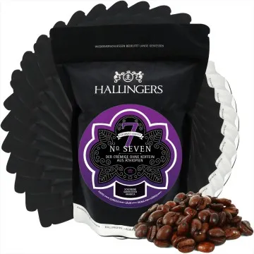 10x No. Seven (aus Äthiopien) - Koffeinfreier Kaffee-Set, langzeit geröstet