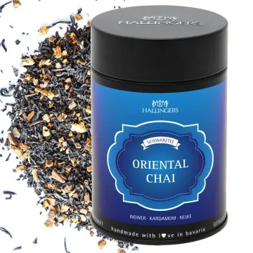 Oriental Chai (mit Cassia, Ingwer & Kardamom) - Schwarzer Tee, loser Tee Geschenkdose