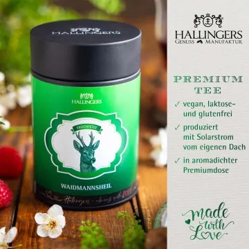 Waidmannsheil Wilde Waldbeere (mit Hibiskus, Holunder & Attichbeere) - Früchtetee, loser Tee Geschenkdose