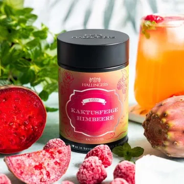 Kaktusfeige-Himbeere (mit Kaktus, Himbeer & Hibiskus) - Cold Tea, loser Tee Geschenkdose