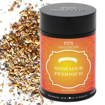 Sommer-Pfirsich (mit Pfirsich, Hibiskus & Orange) - Cold Tea, loser Tee Geschenkdose