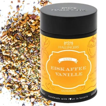 Eiskaffee Vanille (mit Kaffee, Vanille & Kakao) - Cold Tea, loser Tee Geschenkdose