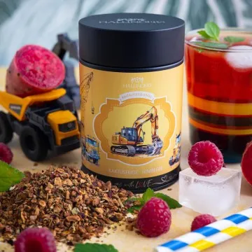 Bagger Eistee (mit Kaktus, Himbeer & Hibiskus) - Cold Tea, loser Tee Geschenkdose