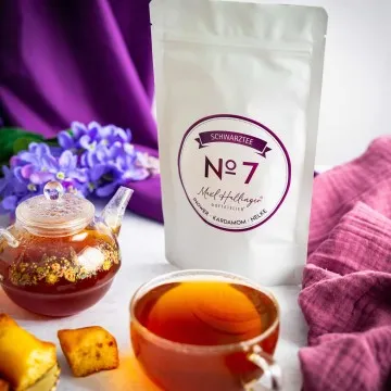 No. 7 (mit Cassia, Ingwer & Kardamom) - Schwarzer Tee, loser Tee im Beutel