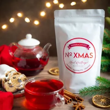 No. XMAS (mit Hibiskus, Orange & Mandel) - Früchtetee, loser Tee im Beutel