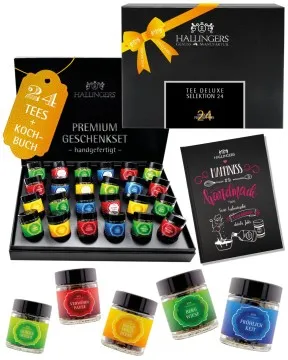 24er Tee-Set & Happiness is handgemacht - Tee-Set, 24x loser Tee Geschenkbox