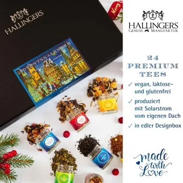 Adventskalender Altstadt special - Tee-Set, 24x loser Tee Geschenkbox