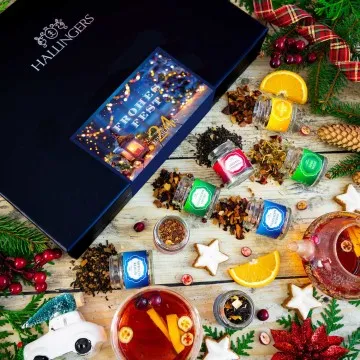 Frohes Fest - Tee-Set, 24x loser Tee Geschenkbox