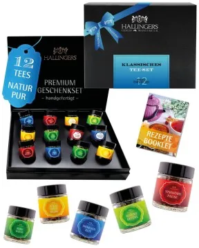 Klassisches Tee-Set - No. 2 - Tee-Set, 12x loser Tee Geschenkbox