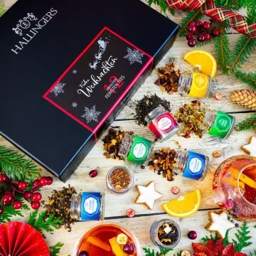 Frohe Weihnachten - Tee-Set, 12x loser Tee Geschenkbox