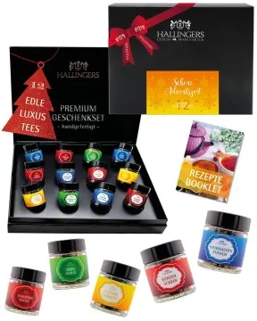 Schöne Adventszeit - Tee-Set, 12x loser Tee Geschenkbox