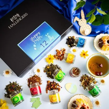 Happy Easter - Tee-Set, 12x loser Tee Geschenkbox
