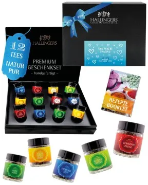 Danke Papa - Tee-Set, 12x loser Tee Geschenkbox