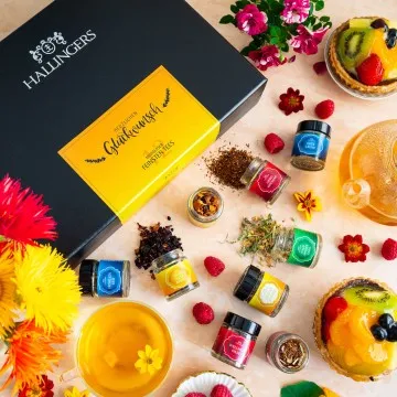 Herzlichen Glückwunsch - Tee-Set, 12x loser Tee Geschenkbox