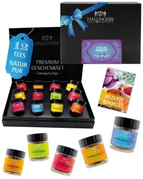 ColdBrew Kaltaufguss Blue-Purple - Tee-Set, 12x loser Tee Geschenkbox
