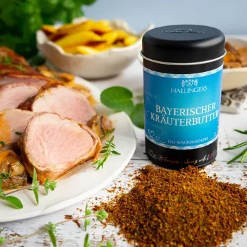 Bayerischer Kräuterbutter (für Dips, Gemüse & Fleisch) - Gewürzmischung, zum Kochen Geschenkdose