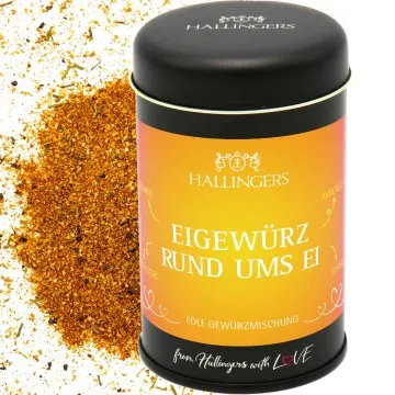Eigewürz rund ums Ei (für Egg Benedict, Rührei & Omelett) - Gewürzmischung, zum Kochen Geschenkdose