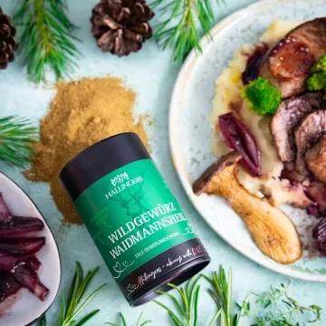 Wildgewürz Waidmannsheil (für Reh, Wildschwein & Hirsch) - Gewürzmischung, zum Kochen Geschenkdose