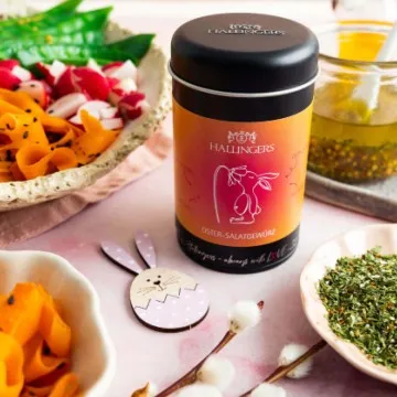 Knackiges Oster Salatgewürz (für Salate, Vorspeisen & Dressings) - Gewürzmischung, zum Kochen Geschenkdose