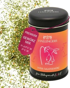 Knackiges Oster Salatgewürz (für Salate, Vorspeisen & Dressings) - Gewürzmischung, zum Kochen Geschenkdose