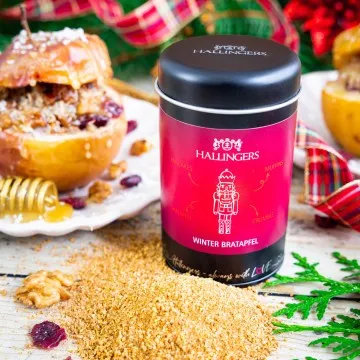 Winter-Bratapfel (für Pancakes, Bratapfel & Crumble) - Gewürzmischung, zum Kochen Geschenkdose