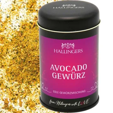 Avocado-Gewürz (für Pesto Bruschetta & Guacamole) - Gewürzmischung, zum Kochen Geschenkdose