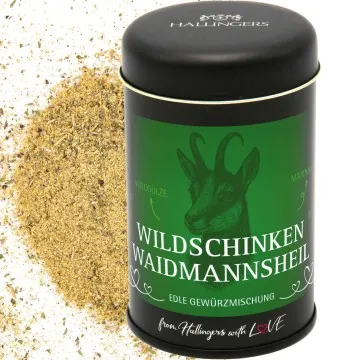 Wildschinken Waidmannsheil (für Wildgerichte & Schinkenwürze) - Gewürzmischung, zum Kochen Geschenkdose