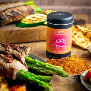 Oster Grillgewürz (für Marinaden, Fleisch & Geflügel) - Gewürzmischung, zum Kochen Geschenkdose