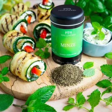 Minze (für Tabbouleh, Minzeis & Joghourt-Sauce) - Gewürz Basic, zum Kochen Geschenkdose