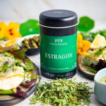Estragon (für Kapernsoße,  Zander & Kartoffelsalat) - Gewürz Basic, zum Kochen Geschenkdose
