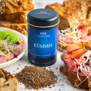 Kümmel (für Gulasch, Sauerkraut & Kartoffelsuppe) - Gewürz Basic, zum Kochen Geschenkdose