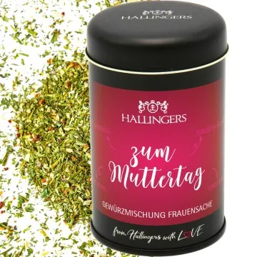 Zum Muttertag (für Salat, Gemüse & Geflügel) - Gewürzmischung, zum Kochen Geschenkdose