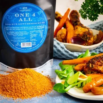 One-4-All (für Marinaden, Fleisch & Geflügel) - Gewürz-Rub, zum Marinieren Aromabeutel