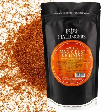 Magic Dust Grillstar (für Marinaden, Fleisch & Geflügel) - Gewürz-Rub, zum Marinieren Aromabeutel