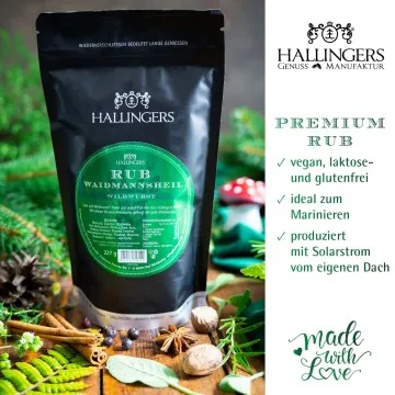 Wildwurst Rub (für Wildgerichte & Wurstwürze) - Gewürz-Rub, zum Marinieren Aromabeutel