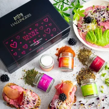 Danke Mama - Gewürz-Set, 5er Geschenkbox & Booklet