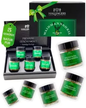 Waidmannsheil - Gewürz-Set, 5er Geschenkbox & Booklet