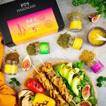 Best of Summer - Gewürz-Set, 5er Geschenkbox & Booklet