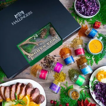 Frohes Fest - Gewürz-Set, 24er Geschenkbox & Booklet