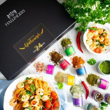 Herzlichen Glückwunsch - Gewürz-Set, 24er Geschenkbox & Booklet