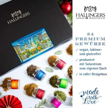 Adventskalender Markt im Advent special - Gewürz, 24er Geschenkbox & Booklet