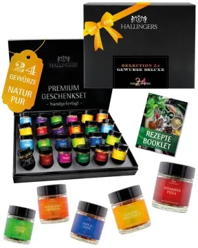 Gewürze Deluxe Selektion 24 - No. 1 - Gewürz-Set, 24er Geschenkbox & Booklet