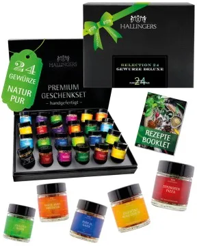 Gewürze Deluxe Selektion 24 - No. 2 - Gewürz-Set, 24er Geschenkbox & Booklet