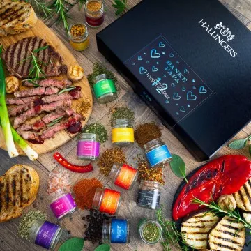 Danke Papa - Gewürz-Set, 12er Geschenkbox & Booklet
