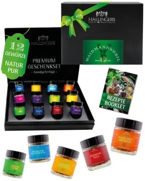 Waidmannsheil XL - Gewürz-Set, 12er Geschenkbox & Booklet