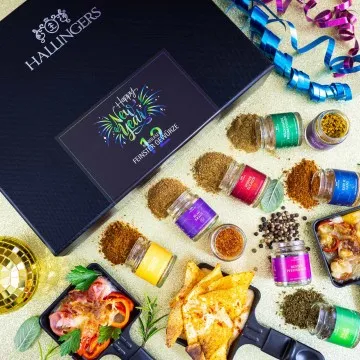 Happy New Year Green - Gewürz-Set, 12er Geschenkbox & Booklet