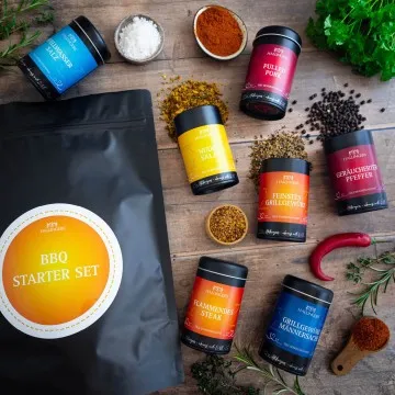 BBQ Starter Set - Gewürz-Set, Probierset Aromadosen