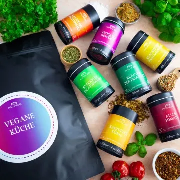 Vegane Küche - Gewürz-Set, Probierset Aromadosen