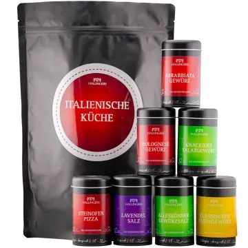 Italienische Küche - Gewürz-Set, Probierset Aromadosen